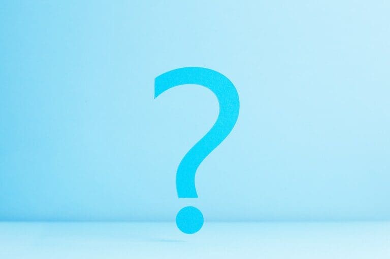 Blue Question mark Blue Question mark