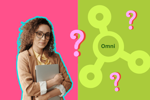 Female employee doing omni training blog post image