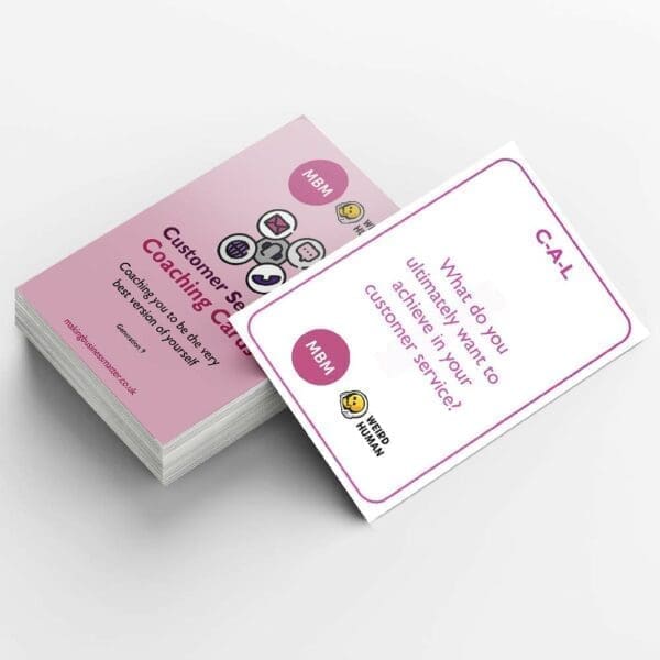 Customer Service Coaching Cards Image