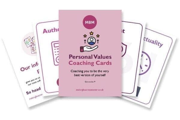 Personal Values Coaching Cards