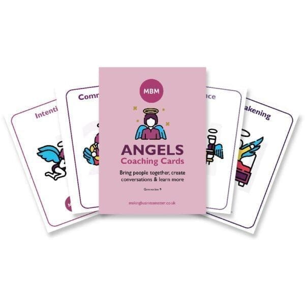 MBM Angels coaching card fanned out