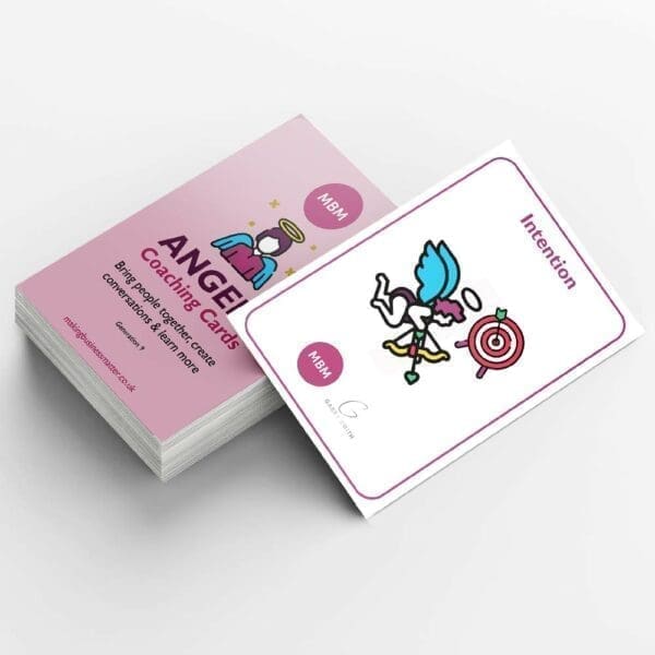 MBM Angels coaching card with cupid