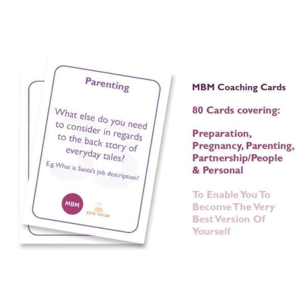 MBM Parenting coaching card about story of everyday tales