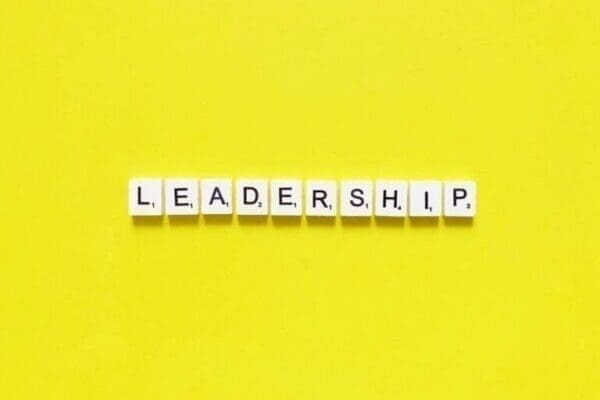 Leadership spelled on yellow background for The Leadership Upgrade #4