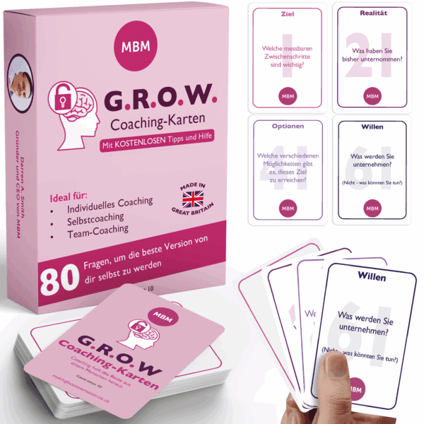 German GROW coaching cards