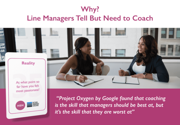 Line Manager ad with two female mnagers