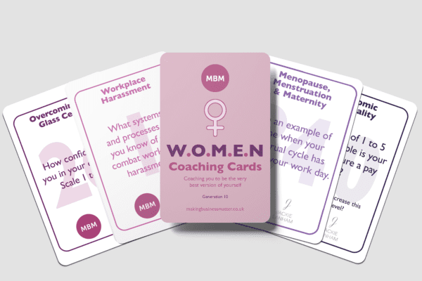 Women Coaching Cards fanned out