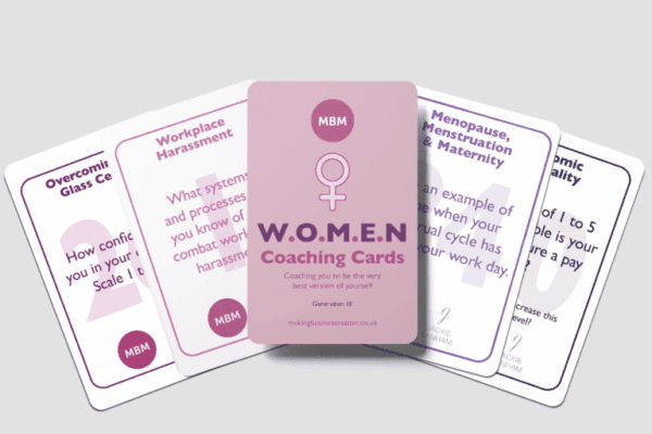 Women Coaching Cards fanned out