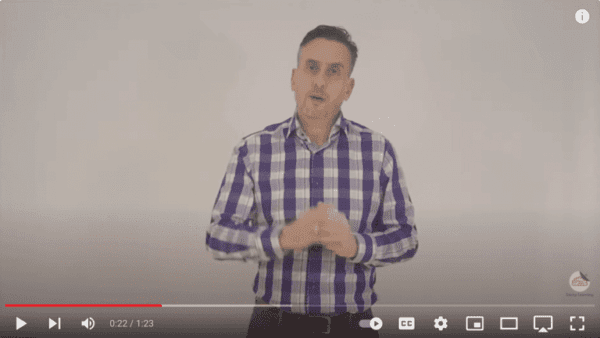 Screenshot of Darren Smith from a video