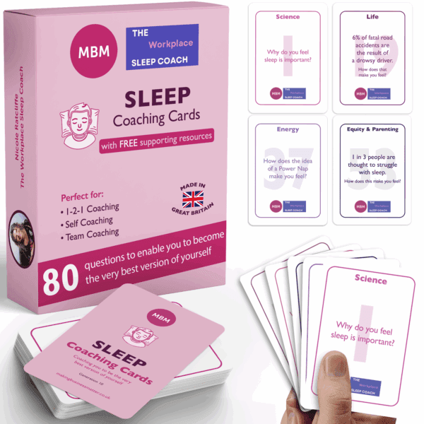 sleep coaching card box