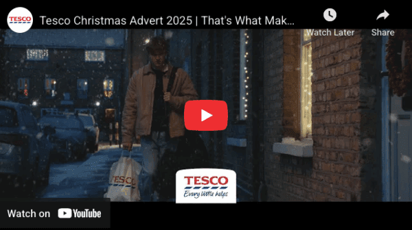Links to Tesco Christmas advert 2025