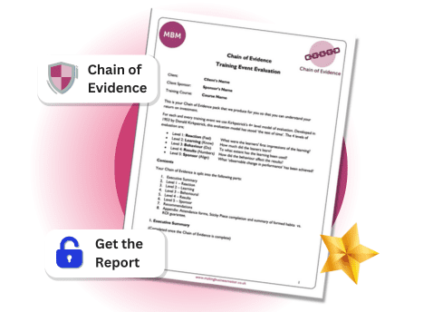 Chain of Evidence Report graphic for MBM home page