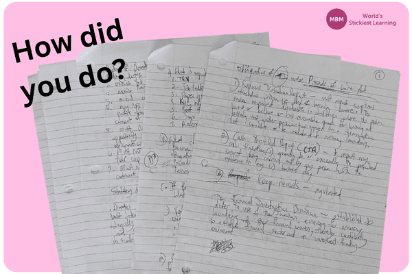 How did you do with study revision exercise How did you do with study revision exercise for great learning