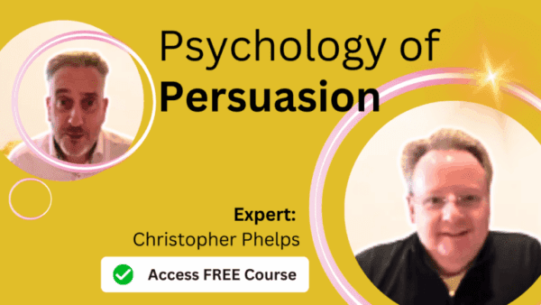Psychology of Persuasion with Christopher of Cialdini Institute Links to YouTube video about Psychology of Persuasion with Christopher of Cialdini Institute