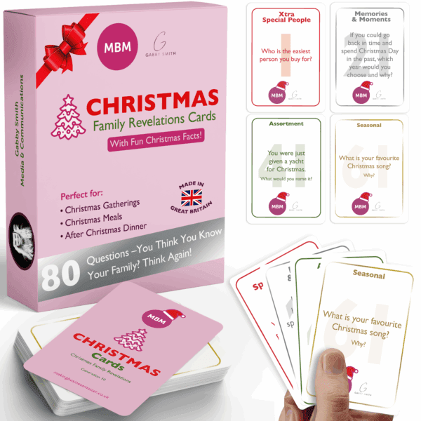 Christmas Coaching card pack closeup
