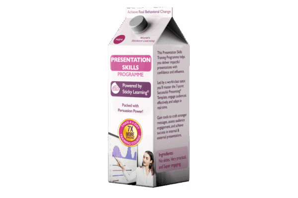 Training Course Carton for Presentation Skills