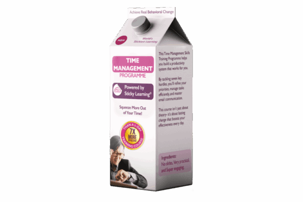 Training Course Carton for Time Management Skills