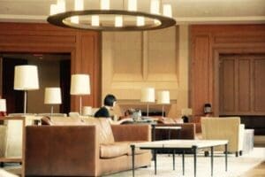 Hotel reception area