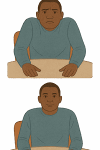 relax shoulders
