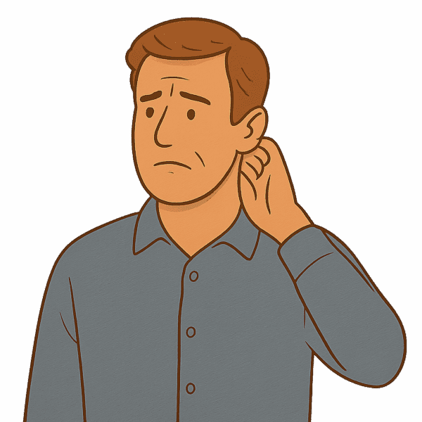 neck scratch is a body language sign of doubt