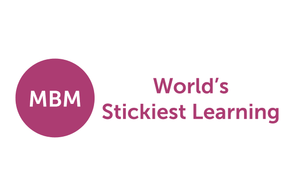 MBM logo World's Stickiest Learning with purple circle on transparent background