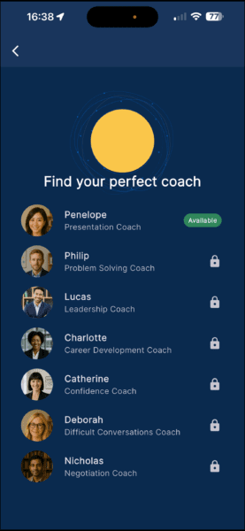 AI coaching app
